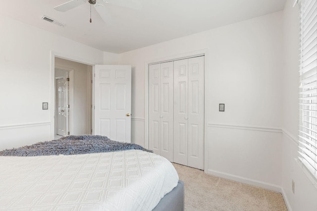 513 Foxcroft Cir, Franklin, TN 37067 - carpeted bedroom with a closet and a ceiling fan
