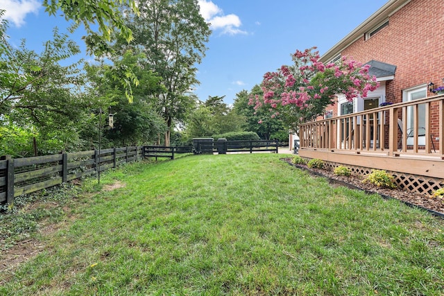 513 Foxcroft Cir, Franklin, TN 37067 - fenced backyard with a deck