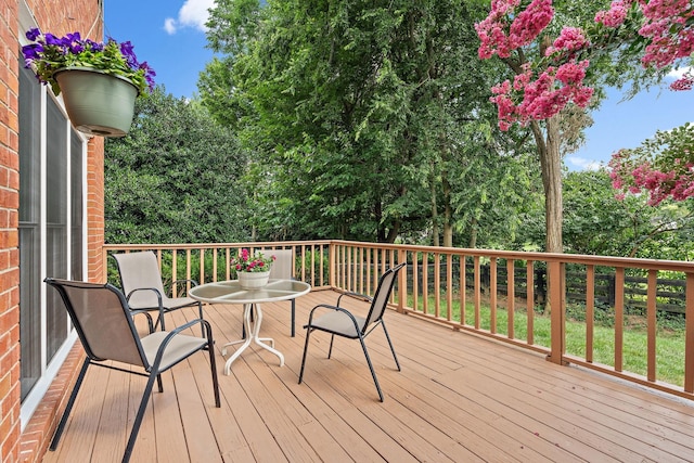 513 Foxcroft Cir, Franklin, TN 37067 - view of wooden terrace