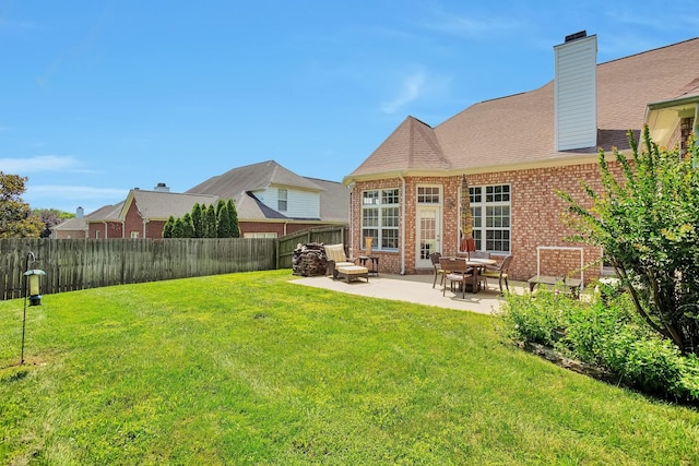3045 Sakari Cir, Spring Hill, TN 37174 - fenced backyard featuring a patio area