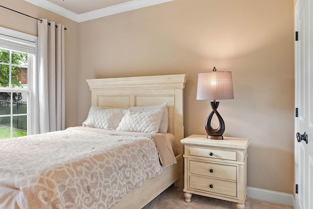 1011 Glessner Dr, Spring Hill, TN 37174 - bedroom with light carpet and crown molding
