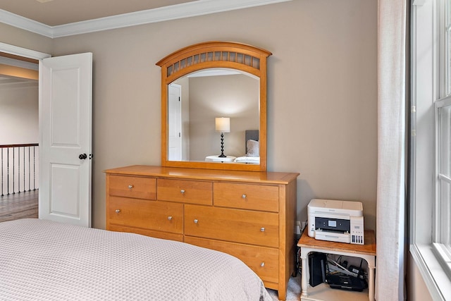 1011 Glessner Dr, Spring Hill, TN 37174 - bedroom featuring crown molding and wood finished floors