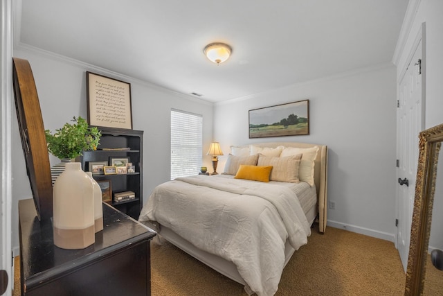 7767 Lynnle Way, Hixson, TN 37343 - carpeted bedroom with crown molding and baseboards
