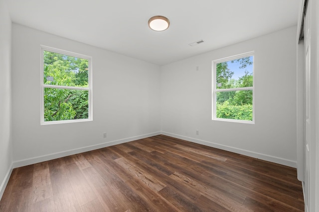 706 Mars St, Murfreesboro, TN 37130 - empty room with baseboards and dark wood finished floors