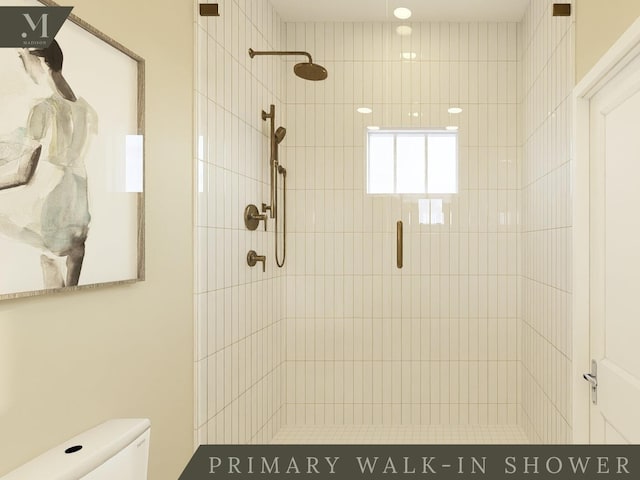 1584 Madison St, Chattanooga, TN 37408 - bathroom featuring a shower stall and toilet