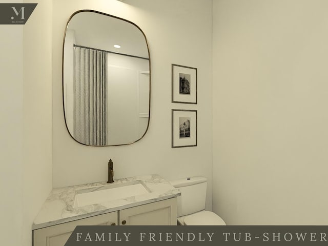 1584 Madison St, Chattanooga, TN 37408 - bathroom with vanity and toilet
