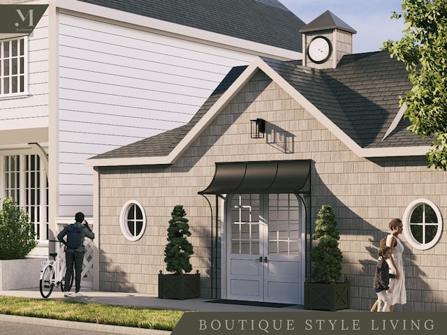 1584 Madison St, Chattanooga, TN 37408 - property entrance with roof with shingles