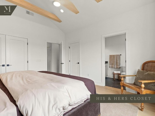 1572 Madison St, Chattanooga, TN 37408 - bedroom featuring wood finished floors, multiple closets, and connected bathroom