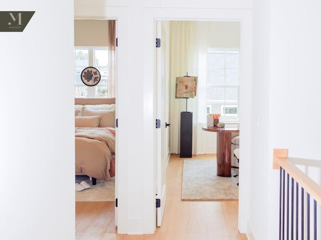 1572 Madison St, Chattanooga, TN 37408 - corridor with light wood finished floors