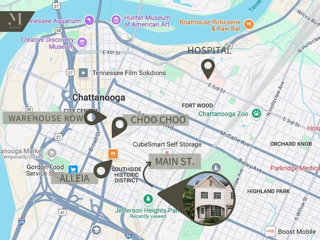 1572 Madison St, Chattanooga, TN 37408 - map / location