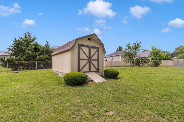 5007 Olivia Dr, Antioch, TN 37013 - view of shed with a fenced backyard
