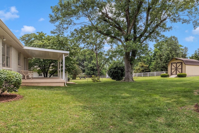 5007 Olivia Dr, Antioch, TN 37013 - view of yard with a shed