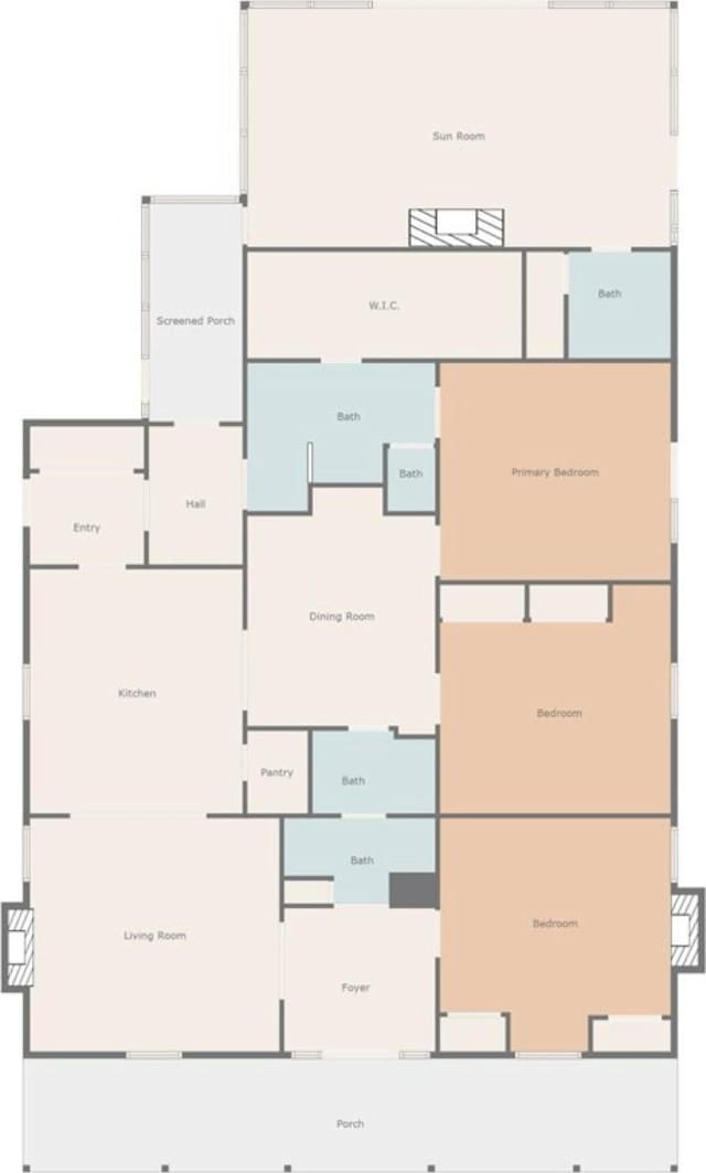 422 N Academy St, Murfreesboro, TN 37130 - view of home floor plan