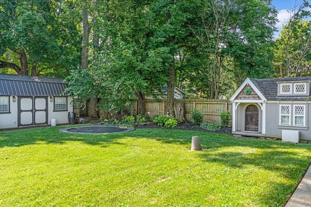 422 N Academy St, Murfreesboro, TN 37130 - fenced backyard featuring a storage unit