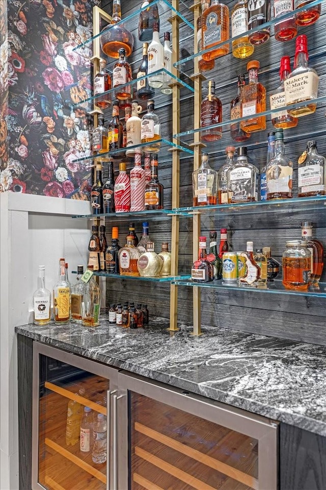 422 N Academy St, Murfreesboro, TN 37130 - indoor dry bar featuring beverage cooler