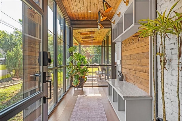 422 N Academy St, Murfreesboro, TN 37130 - view of unfurnished sunroom