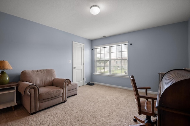 15252 Foamflower Ln, Sale Creek, TN 37373 - office featuring light colored carpet and baseboards