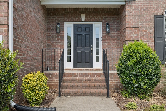 1704 Satterfield Ct, Murfreesboro, TN 37128 - doorway to property with brick siding