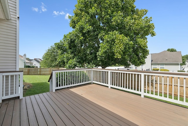 1704 Satterfield Ct, Murfreesboro, TN 37128 - wooden terrace with a fenced backyard and a residential view