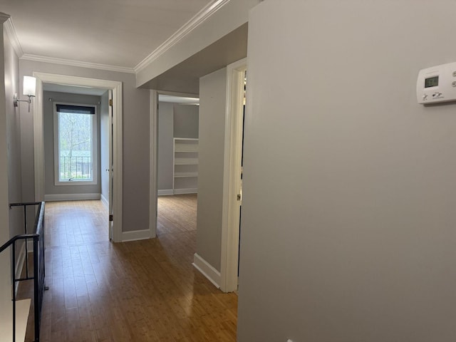 236 N Carolina Ave, Sewanee, TN 37375 - hall featuring crown molding and wood-type flooring
