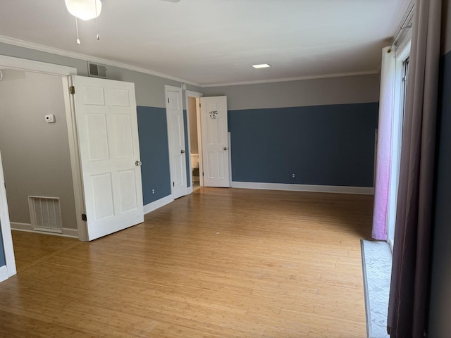 236 N Carolina Ave, Sewanee, TN 37375 - empty room with wood finished floors and crown molding