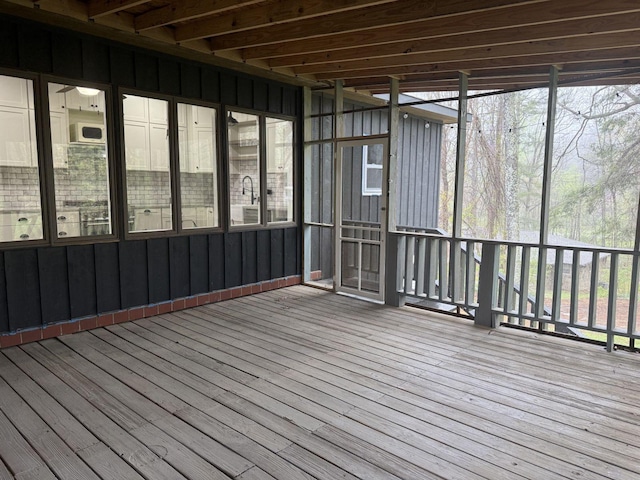 236 N Carolina Ave, Sewanee, TN 37375 - unfurnished sunroom featuring healthy amount of natural light