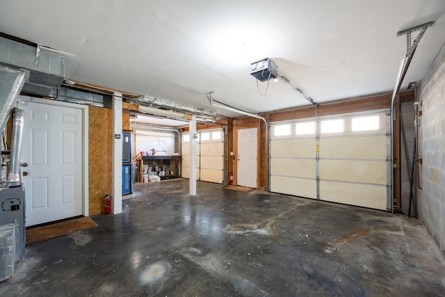 270 Autumn Trl, Ringgold, GA 30736 - garage with a garage door opener and concrete block wall