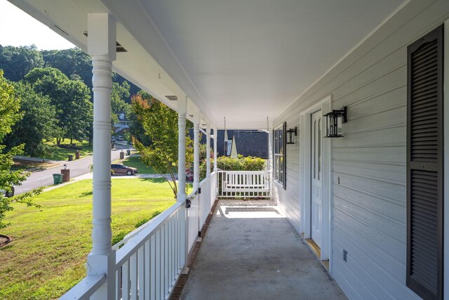 270 Autumn Trl, Ringgold, GA 30736 - covered porch with a lawn