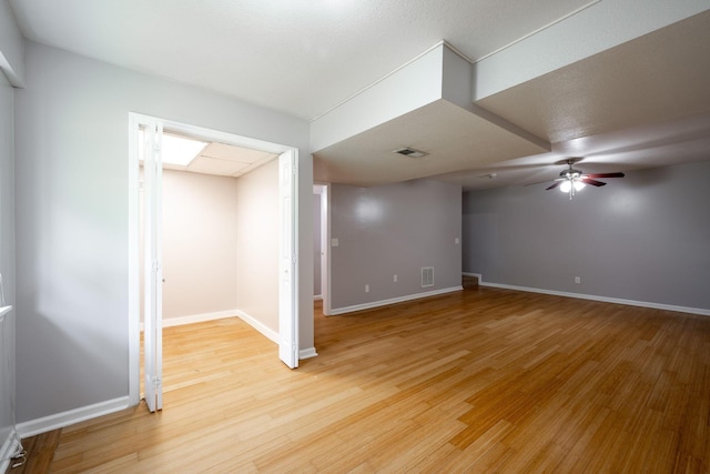 270 Autumn Trl, Ringgold, GA 30736 - spare room featuring light wood-style flooring and a ceiling fan