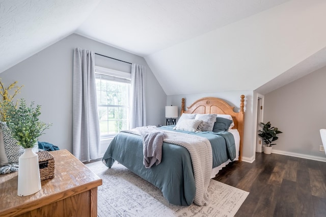 108 Larry Joe Pl, Portland, TN 37148 - bedroom featuring vaulted ceiling and wood finished floors