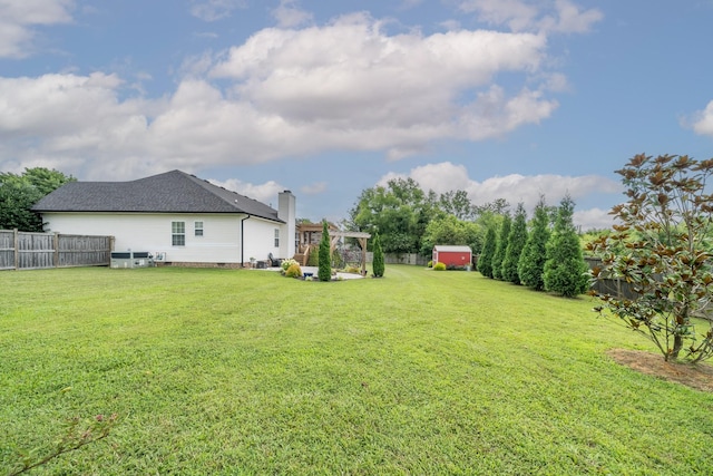 108 Larry Joe Pl, Portland, TN 37148 - fenced backyard featuring a shed