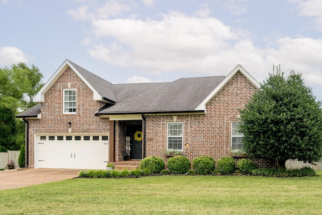 108 Larry Joe Pl, Portland, TN 37148 - traditional-style home with brick siding, a shingled roof, concrete driveway, and a garage