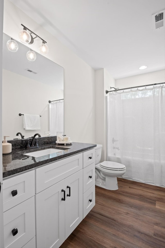 3767 Lee Pike, Soddy Daisy, TN 37379 - bathroom featuring vanity and wood finished floors