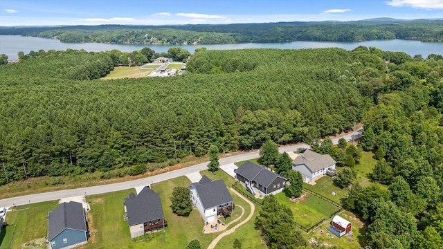 3767 Lee Pike, Soddy Daisy, TN 37379 - drone / aerial view of a forest and a large body of water