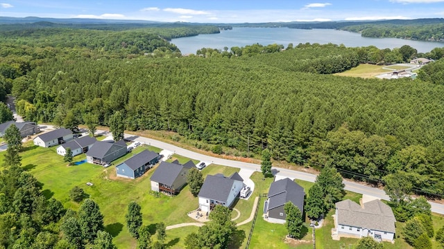 3767 Lee Pike, Soddy Daisy, TN 37379 - aerial perspective of suburban area featuring a forest and a large body of water