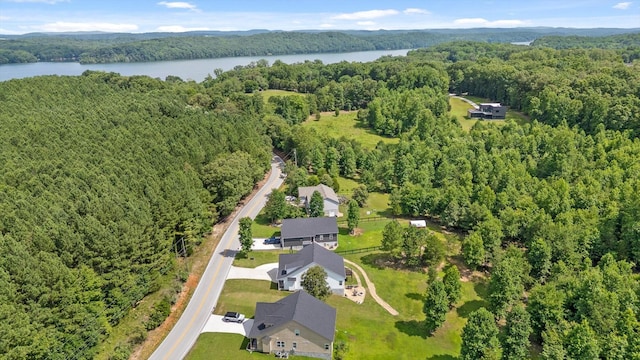 3767 Lee Pike, Soddy Daisy, TN 37379 - bird's eye view of a heavily wooded area and a large body of water