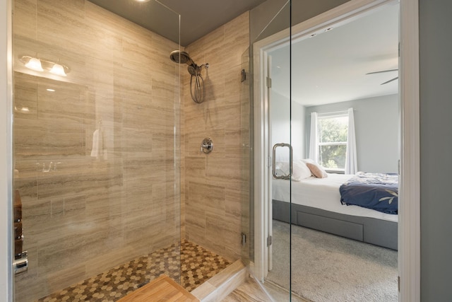 222 Fowler Cir, Franklin, TN 37064 - full bathroom featuring a shower stall and ensuite bathroom