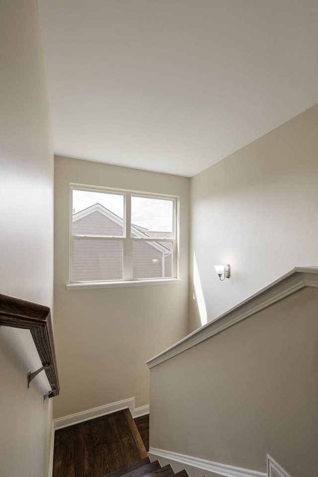 222 Fowler Cir, Franklin, TN 37064 - stairs with wood finished floors and plenty of natural light