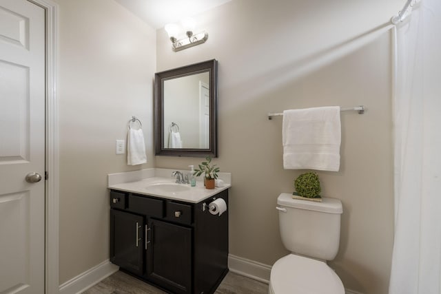 222 Fowler Cir, Franklin, TN 37064 - full bathroom with vanity and wood finished floors