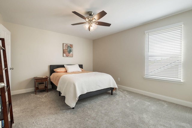 222 Fowler Cir, Franklin, TN 37064 - bedroom featuring light colored carpet and ceiling fan