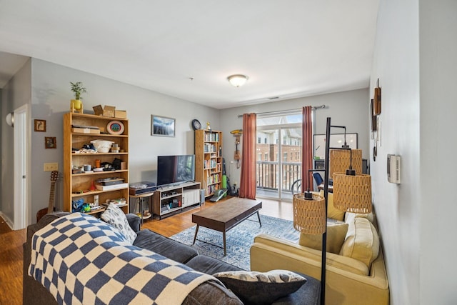 863 Flynn St Unit 302, Chattanooga, TN 37403 - living area with wood finished floors