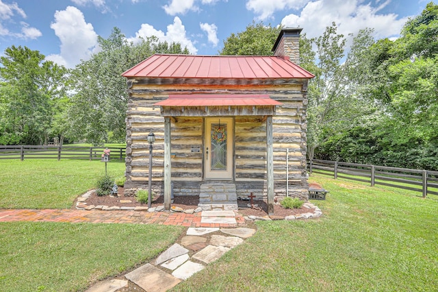 9710 Concord Rd, Brentwood, TN 37027 - view of outdoor structure with a fenced backyard and view of scattered trees