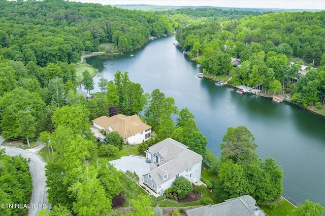 145 Pineridge Loop, Crossville, TN 38558 - aerial view of a large body of water and a forest