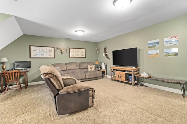 4252 Inlet Loop, Chattanooga, TN 37416 - carpeted living area with baseboards and a desk