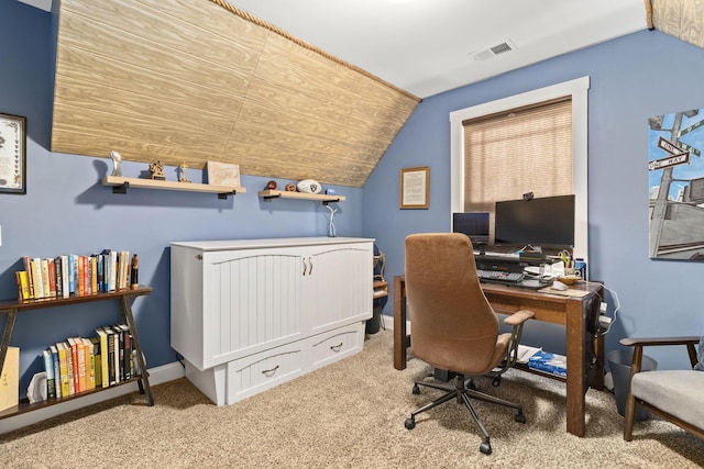 4252 Inlet Loop, Chattanooga, TN 37416 - carpeted office featuring vaulted ceiling and baseboards