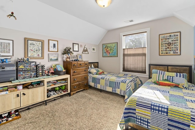4252 Inlet Loop, Chattanooga, TN 37416 - bedroom featuring lofted ceiling and light carpet