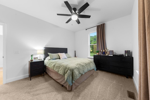 5283 Eagleville Pike, Eagleville, TN 37060 - bedroom with light colored carpet and a ceiling fan