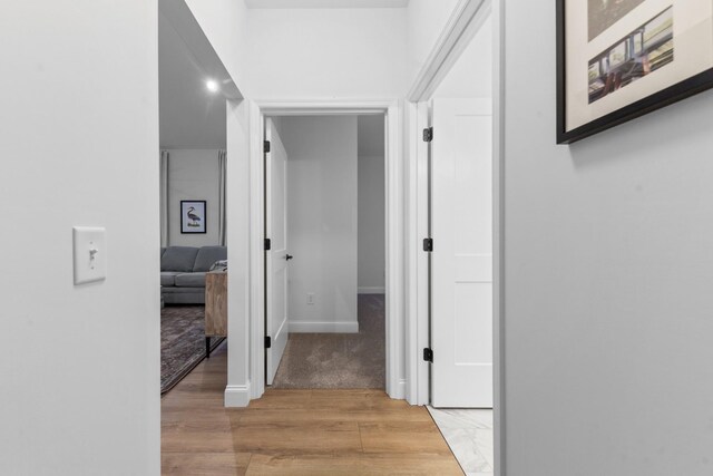 5283 Eagleville Pike, Eagleville, TN 37060 - corridor featuring baseboards and light wood-style flooring