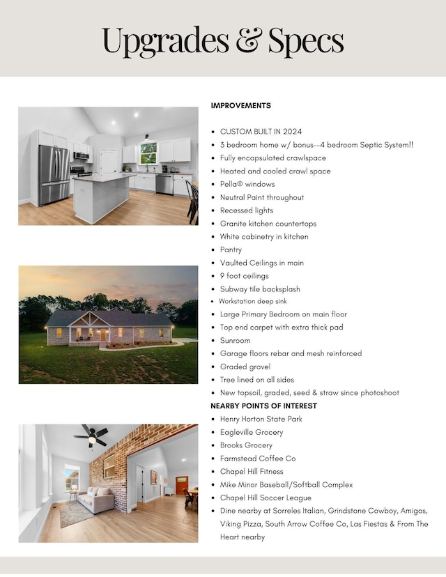 5283 Eagleville Pike, Eagleville, TN 37060 - view of marketing collateral with multiple images