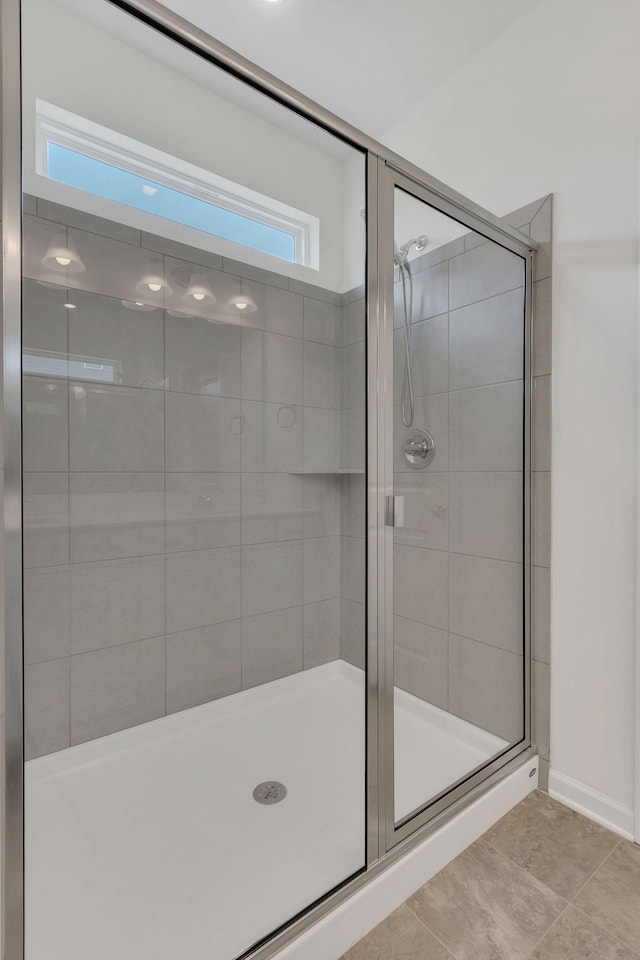 534 Morgan Meadows Way, Columbia, TN 38401 - full bath featuring a shower stall and tile patterned flooring